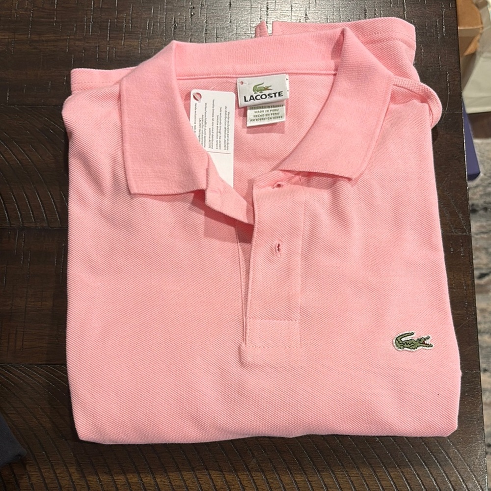 Lacoste Light Pink Polo Shirt